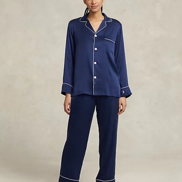 Ralph Lauren Polo silk pajamas xl - Picture 6 of 6